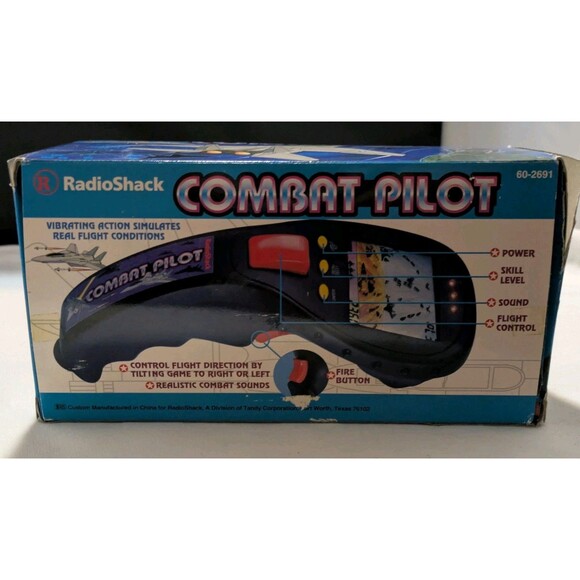 Vintage Radio Shack LCD Combat Pilot Game MIB Tandy Handheld Electronic Game - Picture 12 of 13